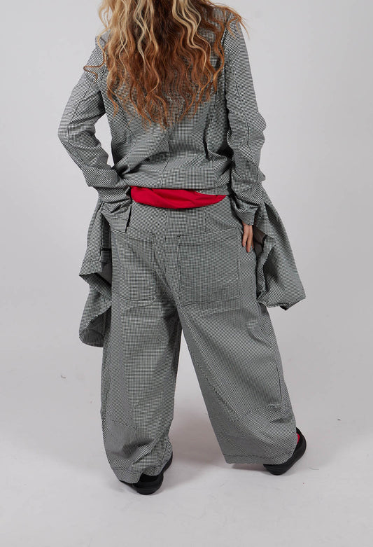 BLACK LABEL PANTALONES ANCHOS A CUADROS 225 344 01 30