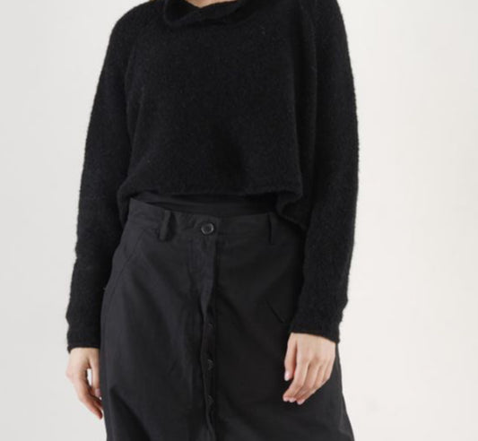 BLACK LABEL Sweter pullover negro 224 342 07 02