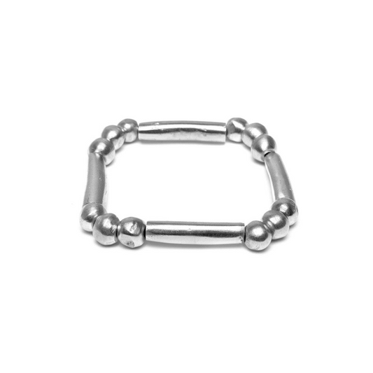 VESTOPAZZO PULSERA ELÁSTICA CON ESFERAS Y CILINDROS AL01154