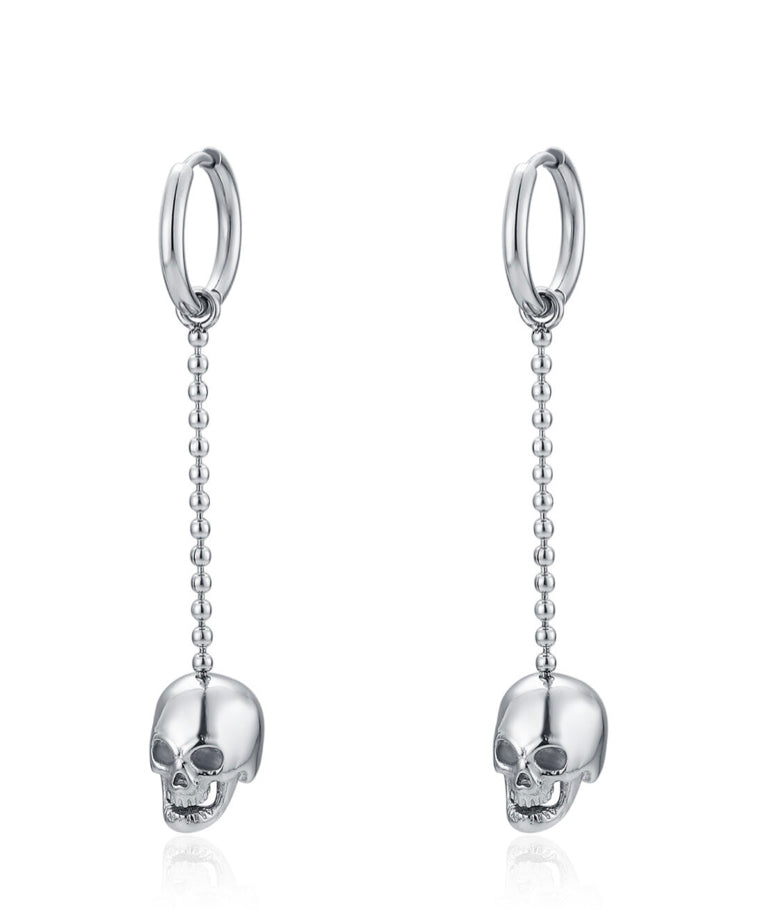 BRAND Pendientes / calavera largos
