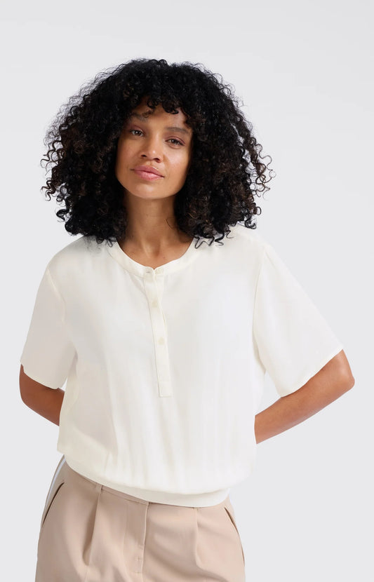 YAYA POLO MANGA CORTA CON ELASTICO EN EL BAJO 01 701286