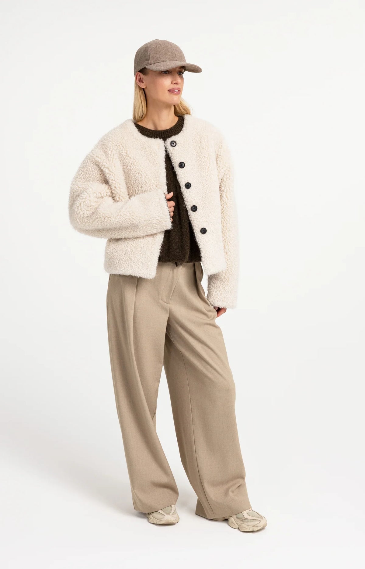 YAYA PANTALÓN WIDE LEG ASIMÉTRICO 01 301286