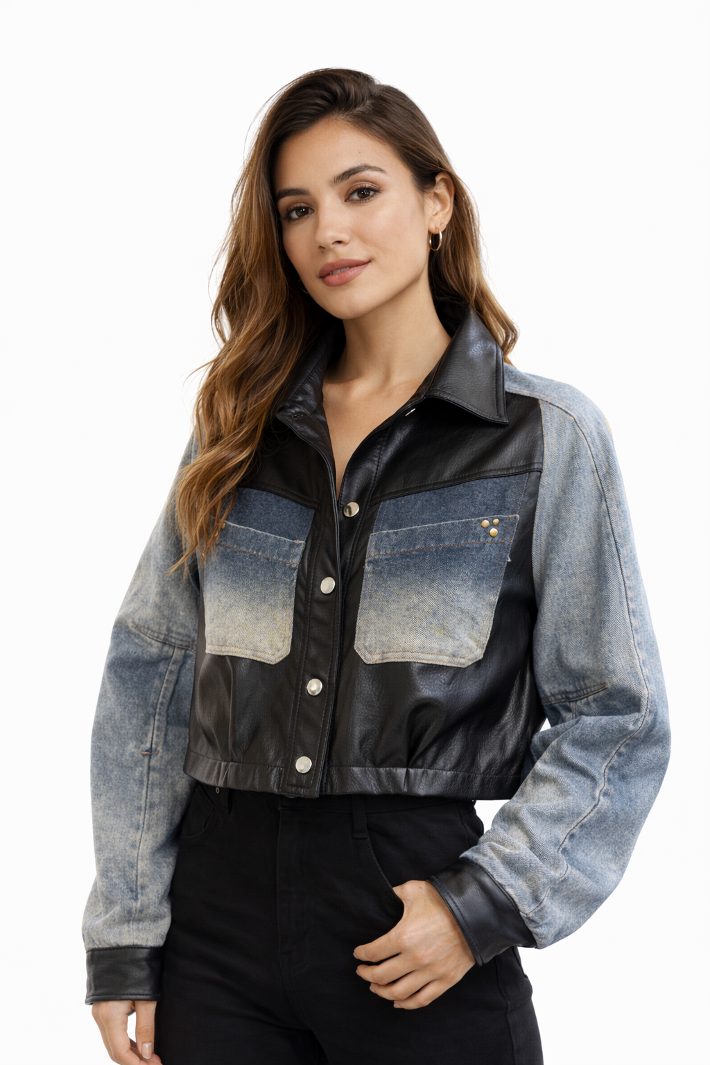 ANDREA TARANTO CHAQUETA DENIM PINTADA A MANO