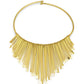 VESTOPAZZO GARGANTILLA FLECOS DORADO DD00047