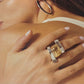 CXC Anillo colección vainilla combinada