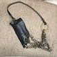 Collar cuero -goma -acero