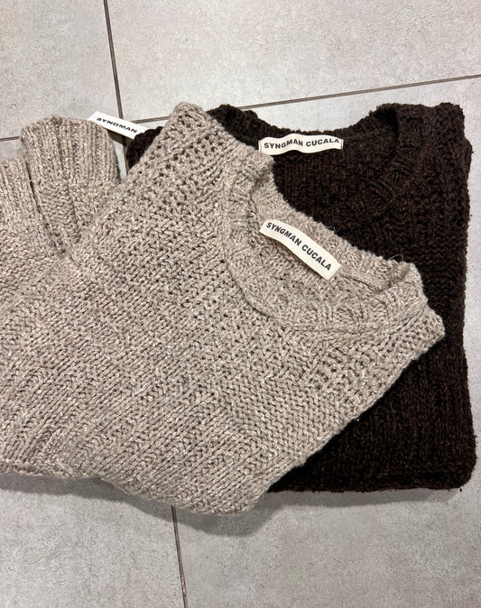 W24-811 Sweater cuello redondo