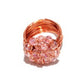 VESTOPAZZO Anillo FIORE  con cristales rosados