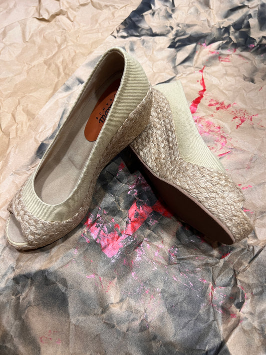 WATURU ESPADRILLES PUNTA ABIERTA CON PLATAFORMA