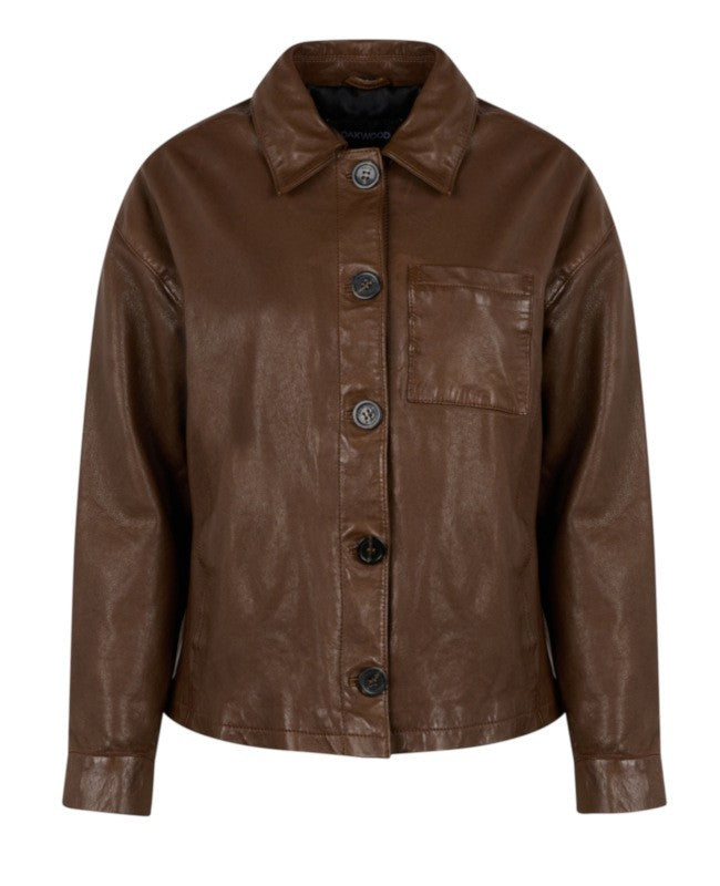 OAKWOOD CHAQUETA DE PIEL CLAUDIE 65162