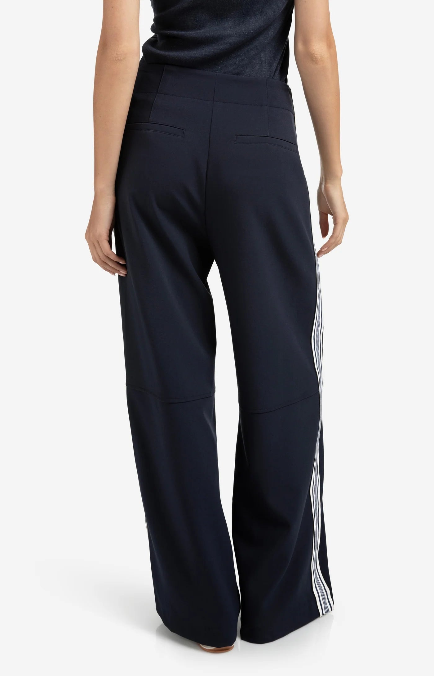 YAYA PANTALON CINTURA ALTA CON RAYAS 01 301215
