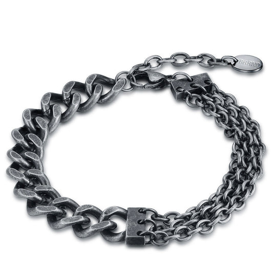 Brazalete: cadena negra