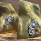 Pendientes latón y plata