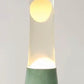 Lámpara de Jade con lava blanca